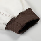 Ivory Contrast Stitch Utility Jacket