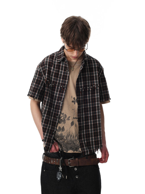 Rustline Plaid Short Sleeve Shirt