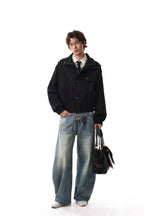 Strapline High-Neck Utility Jacket