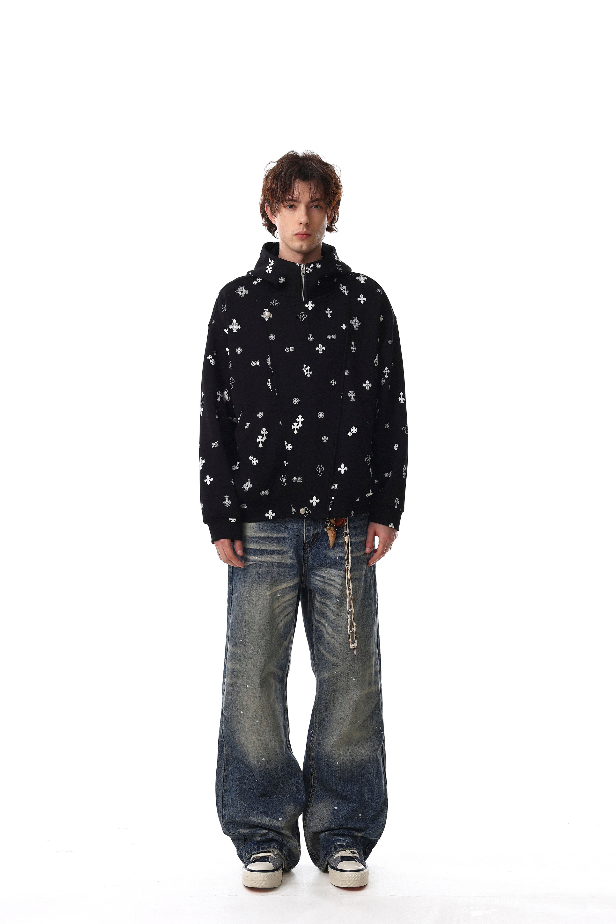 Saint Scatter Zip Hoodie