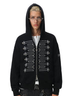 The Parade Frogged Hoodie
