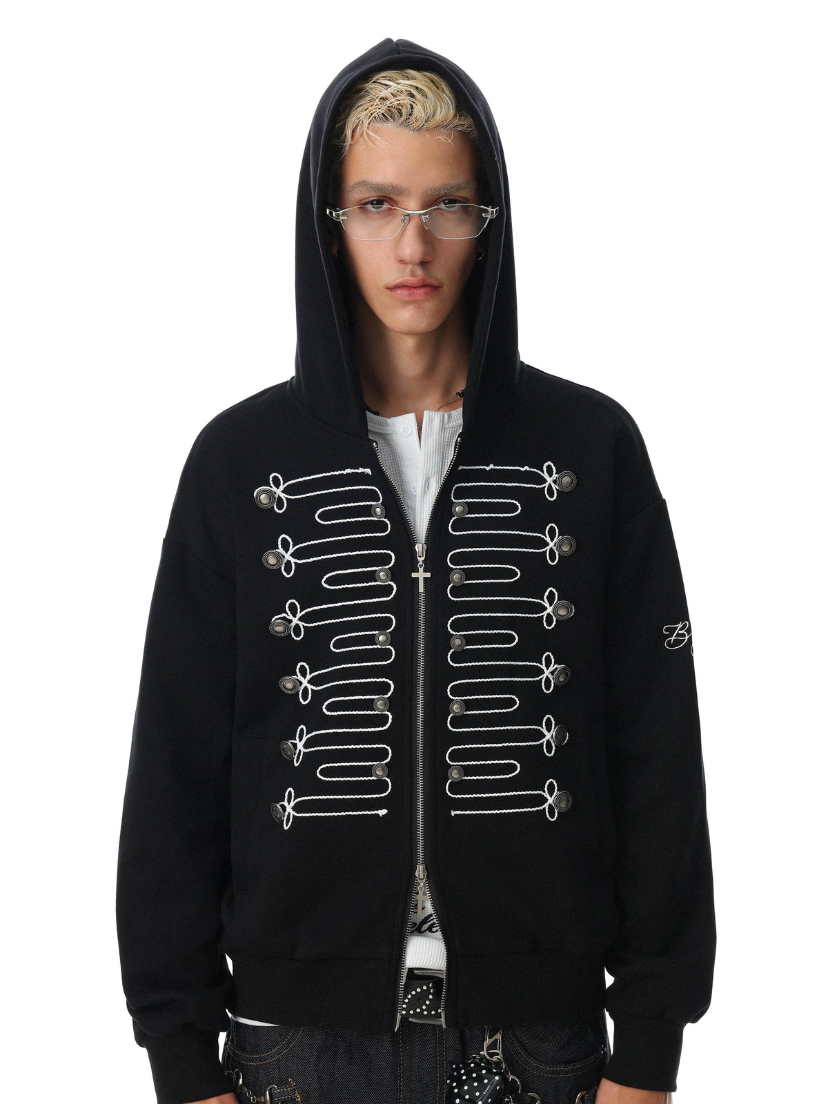 The Parade Frogged Hoodie