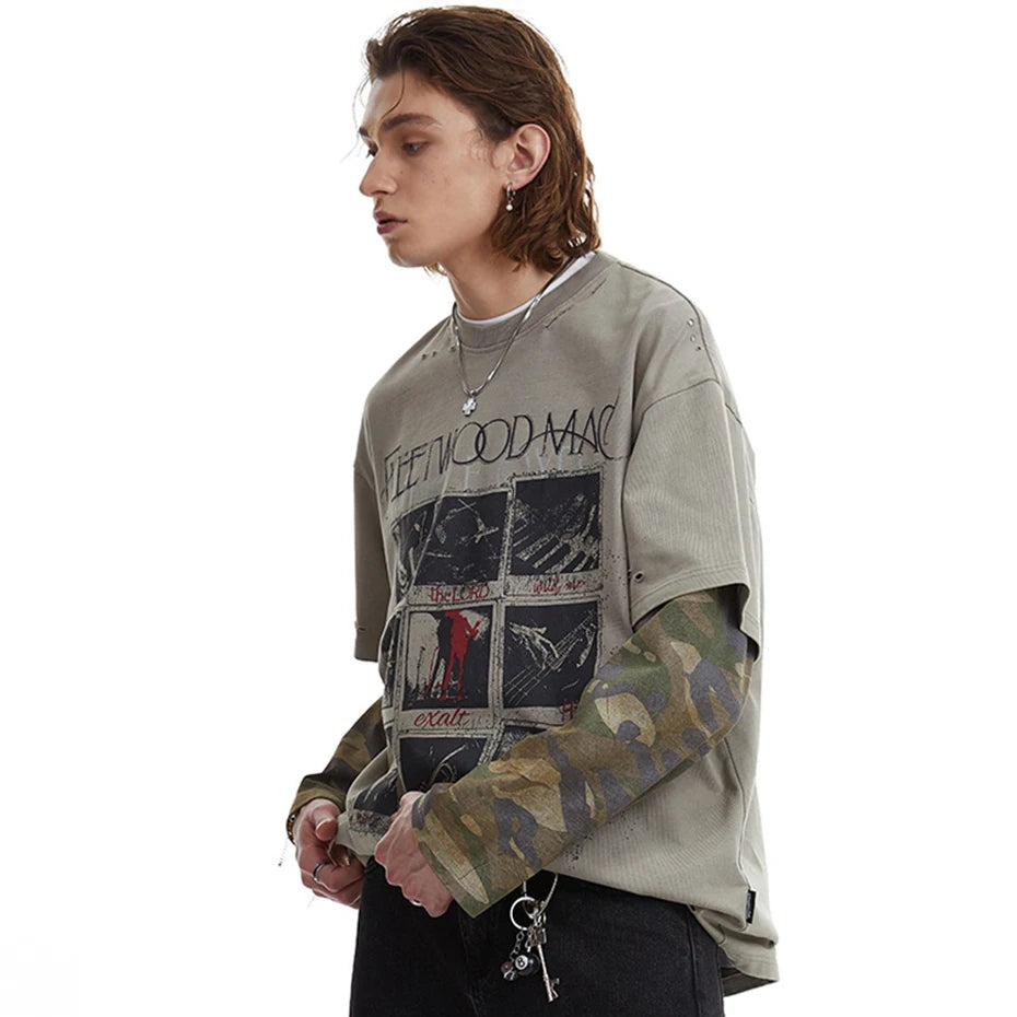 The Fleetwood Camo Layered Tee