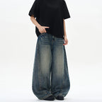 Ghost Seam Wide Leg Jeans