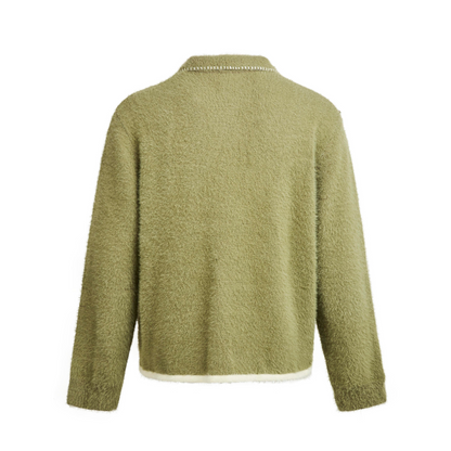 Soft Touch Knit Polo Sweater