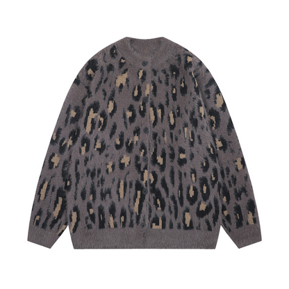 Leopard Luxe Cardigan Sweater