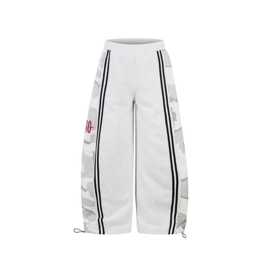 Camo Panel Stripe Sweatpants
