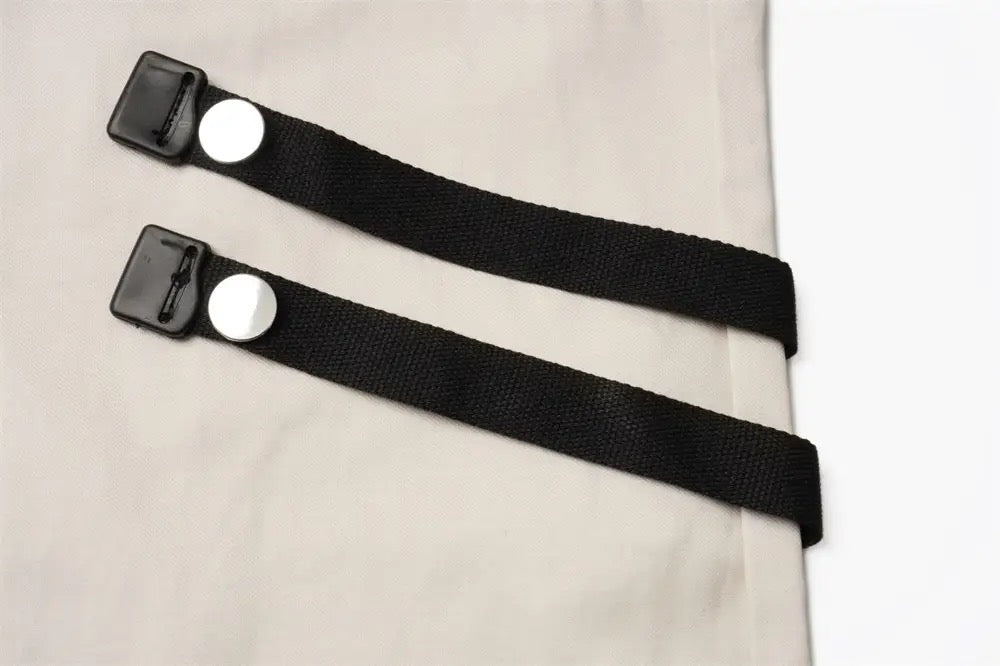 Striped Ribbon Cargo Pants