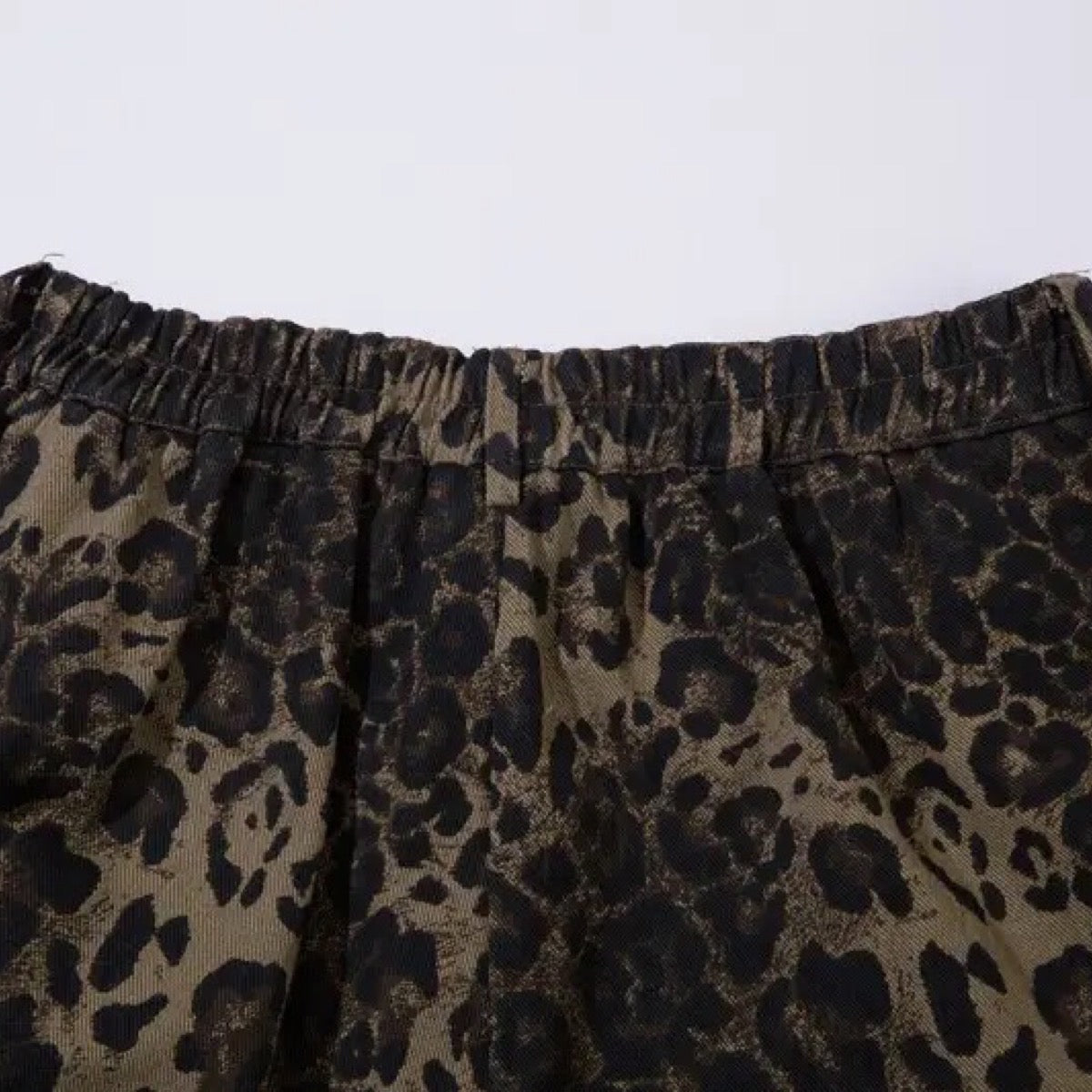 Leopard Print Pocket Shorts