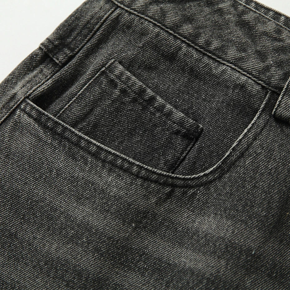 Static Comic Denim Shorts