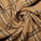 Distressed Plaid Flannel Shirt