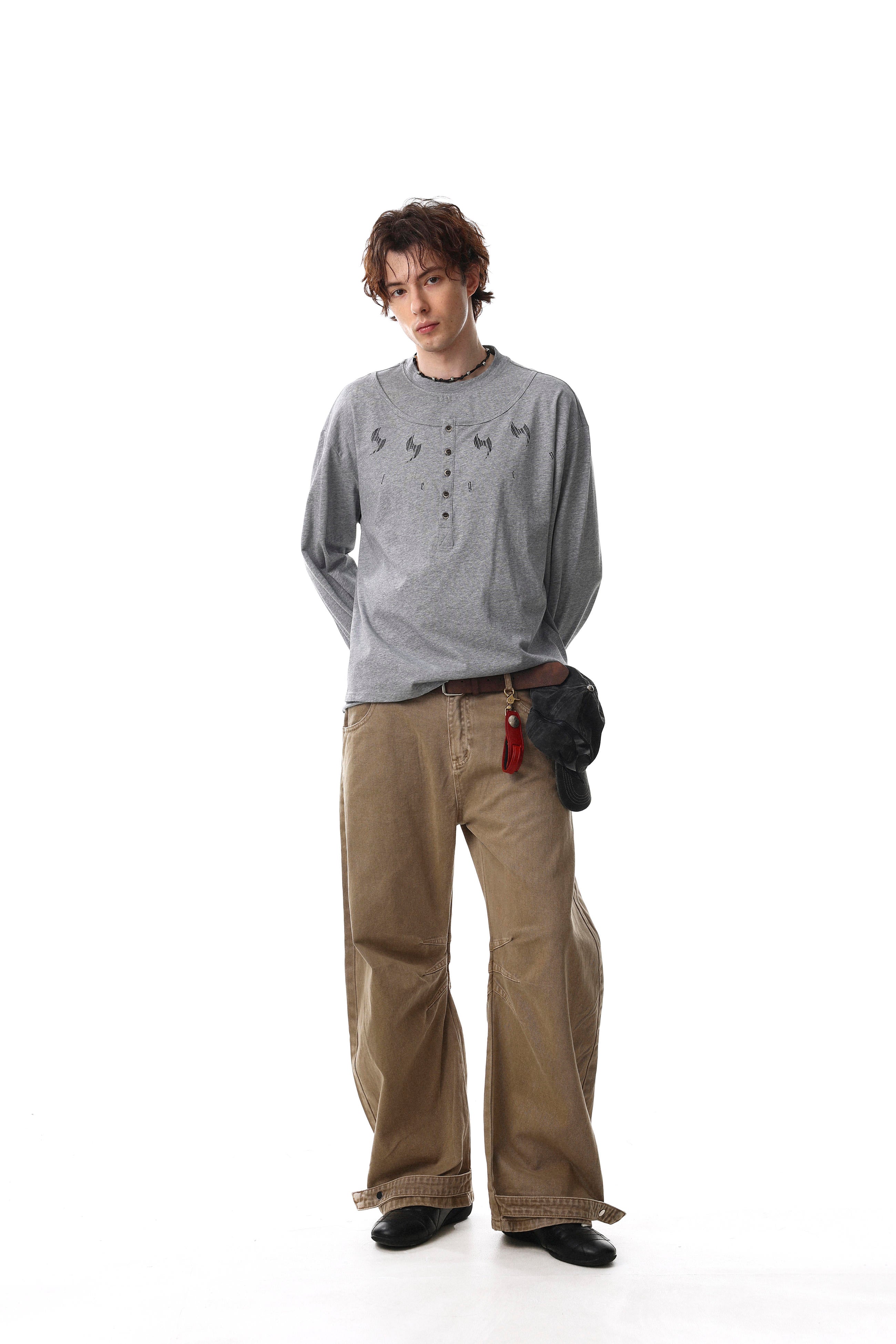 Voidline Henley Long Sleeve T-shirt