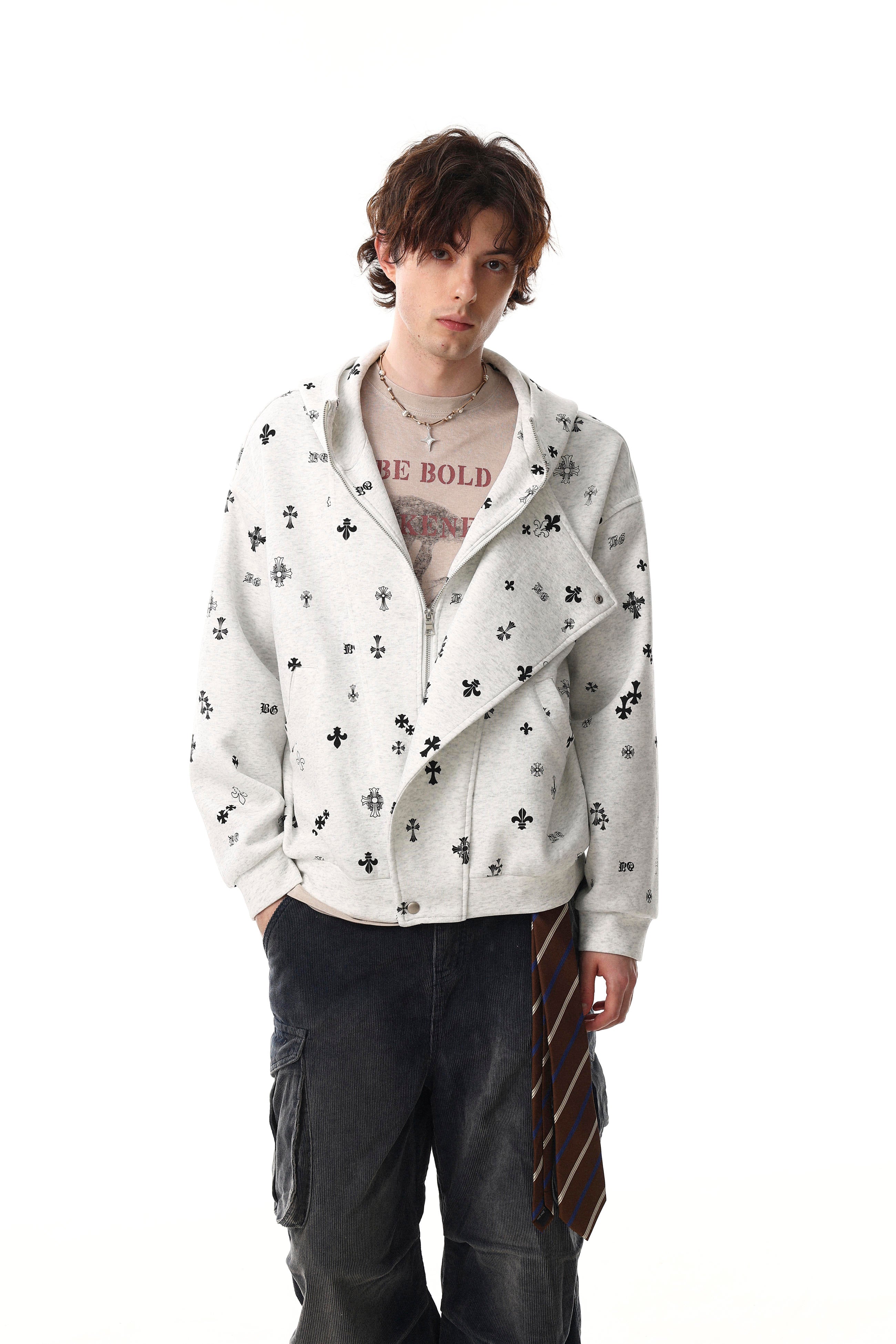 Saint Scatter Zip Hoodie