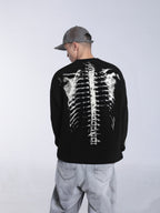 X-Ray Skeleton Graphic Long Sleeve T-shirt