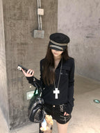 Sahara Grommet Hooded Long Sleeve