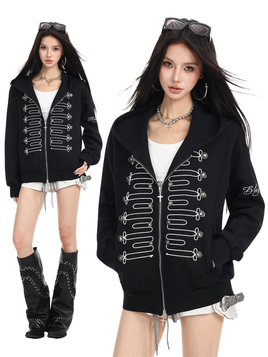 The Parade Frogged Hoodie