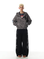 Vortex Acid-Wash Zip Hoodie