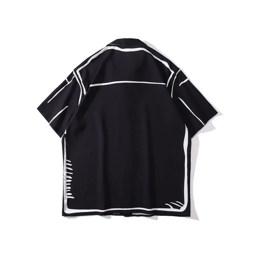 The Nothingness Print Shirt - h0neybear