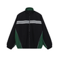 Classic Striped Green Track Jacket