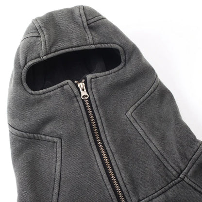 Stealth Guard Full-Zip Balaclava Hoodie