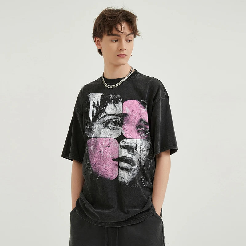 Fragmented Identity T-shirt - h0neybear