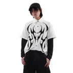 Phantom Flame Layered Shirt