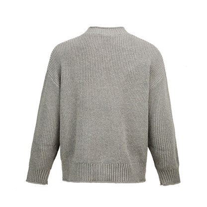 Raw Edge Knit Sweater - h0neybear