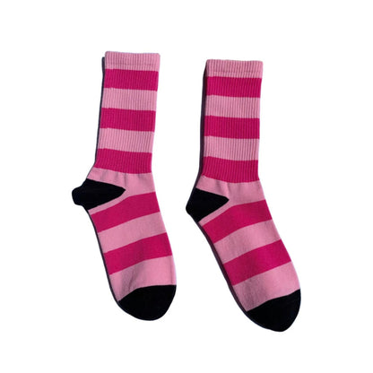 Candy Stripe Crew Socks