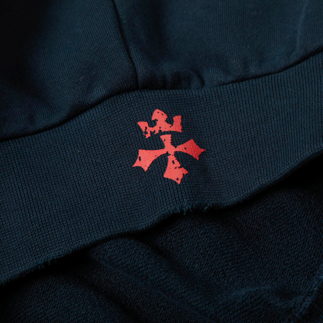 Crowncrest Distressed Hoodie
