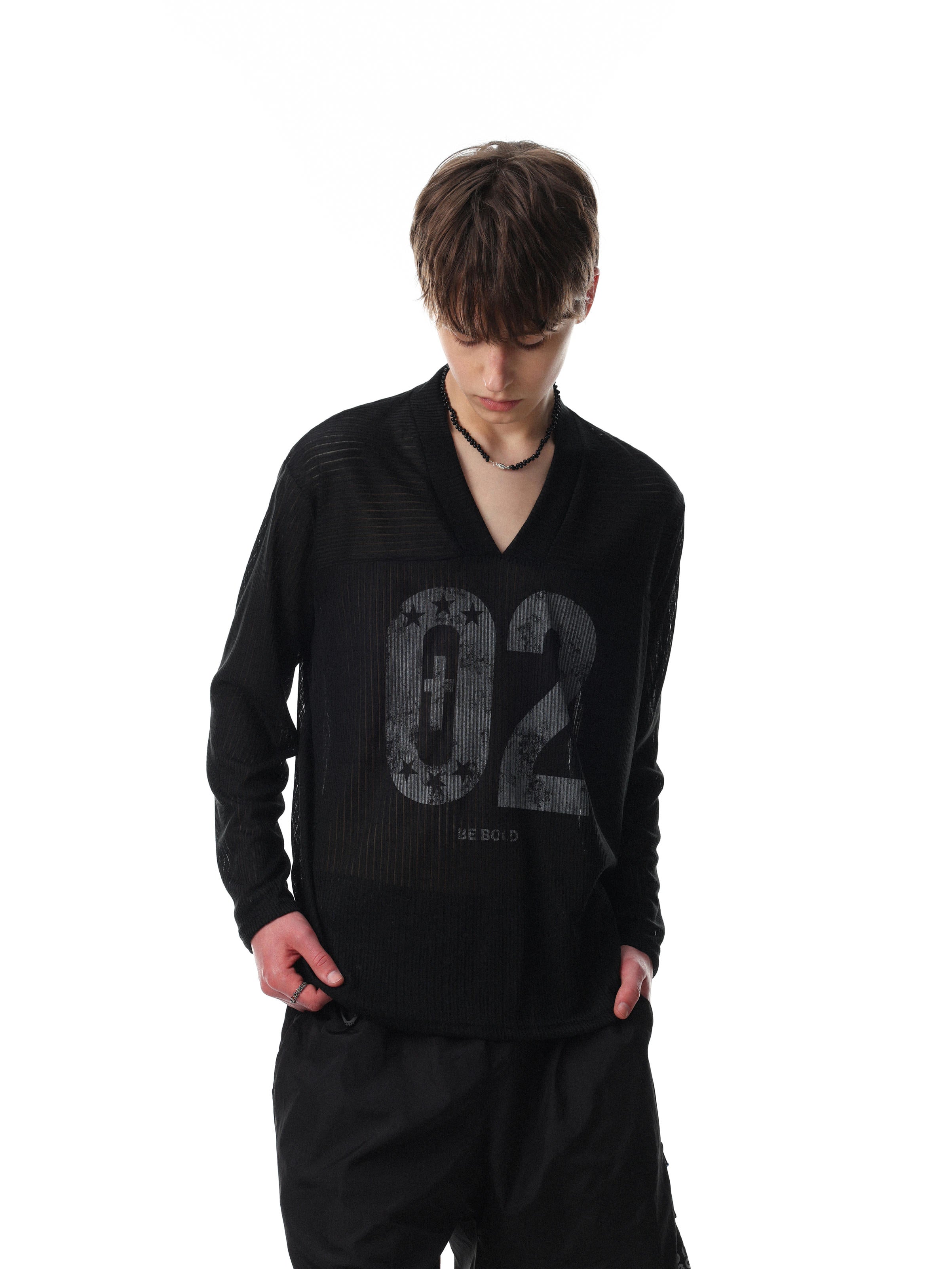 Shadowline Long Sleeve Mesh Jersey