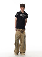 Phantom Cross Graphic Polo T-Shirt