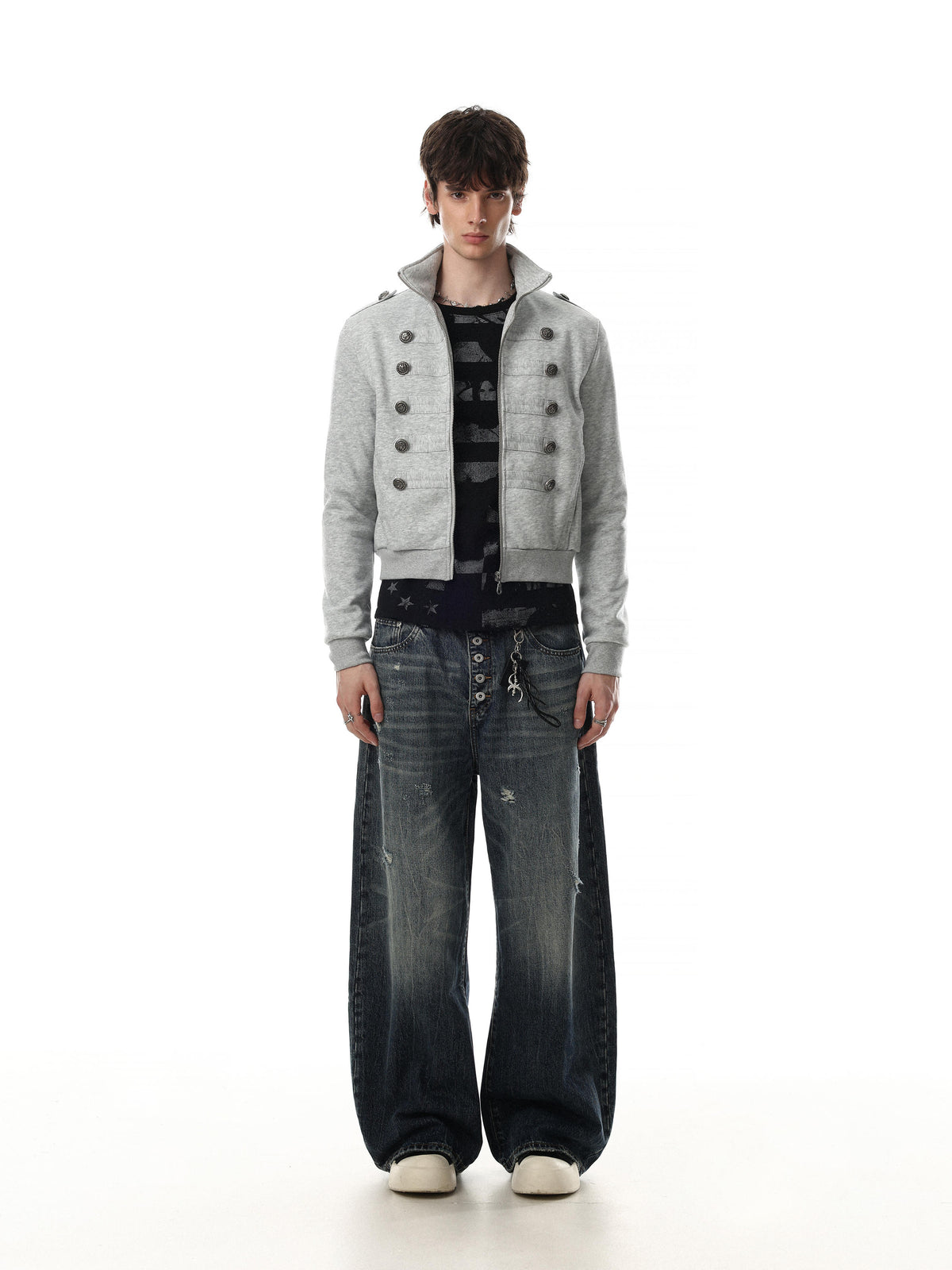 Monarch Frogged Zip-Up Jacket