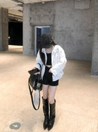 Apex High-Neck Cargo Bomber Jacket