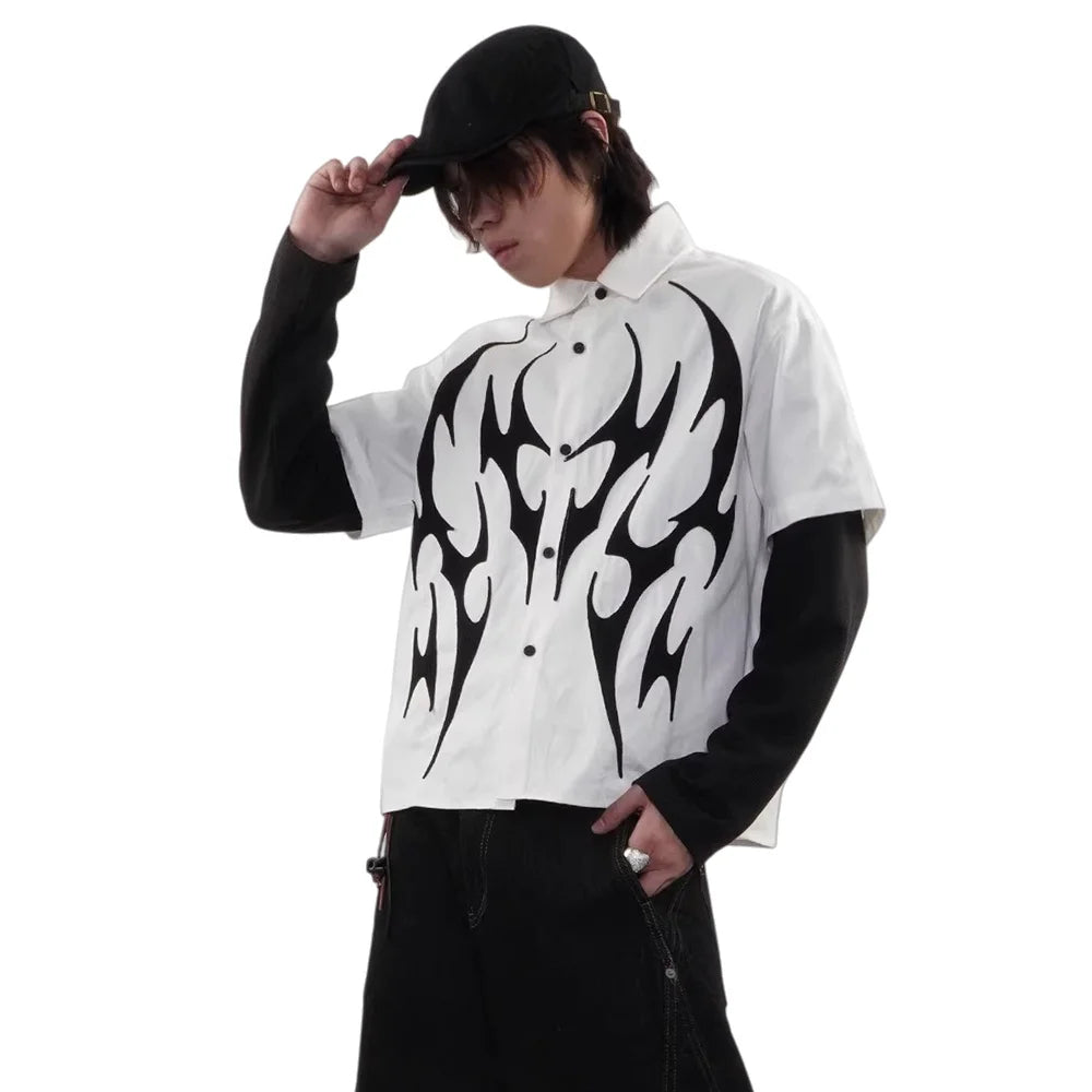Phantom Flame Layered Shirt