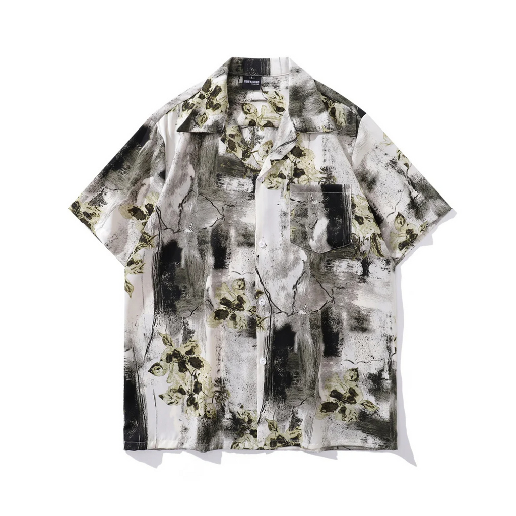 Tie-Dye Floral Shirt - h0neybear