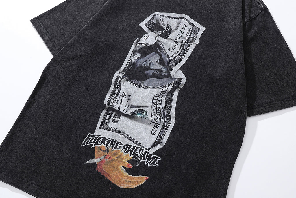 Hundred Dollar Print  T-shirt