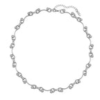 Ball Chain Wave Choker Necklace