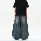 Ghost Seam Wide Leg Jeans