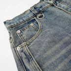 D-Ring Utility Wide-Legs Jeans