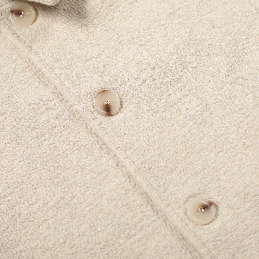 Ivory Weave Belted Jacket
