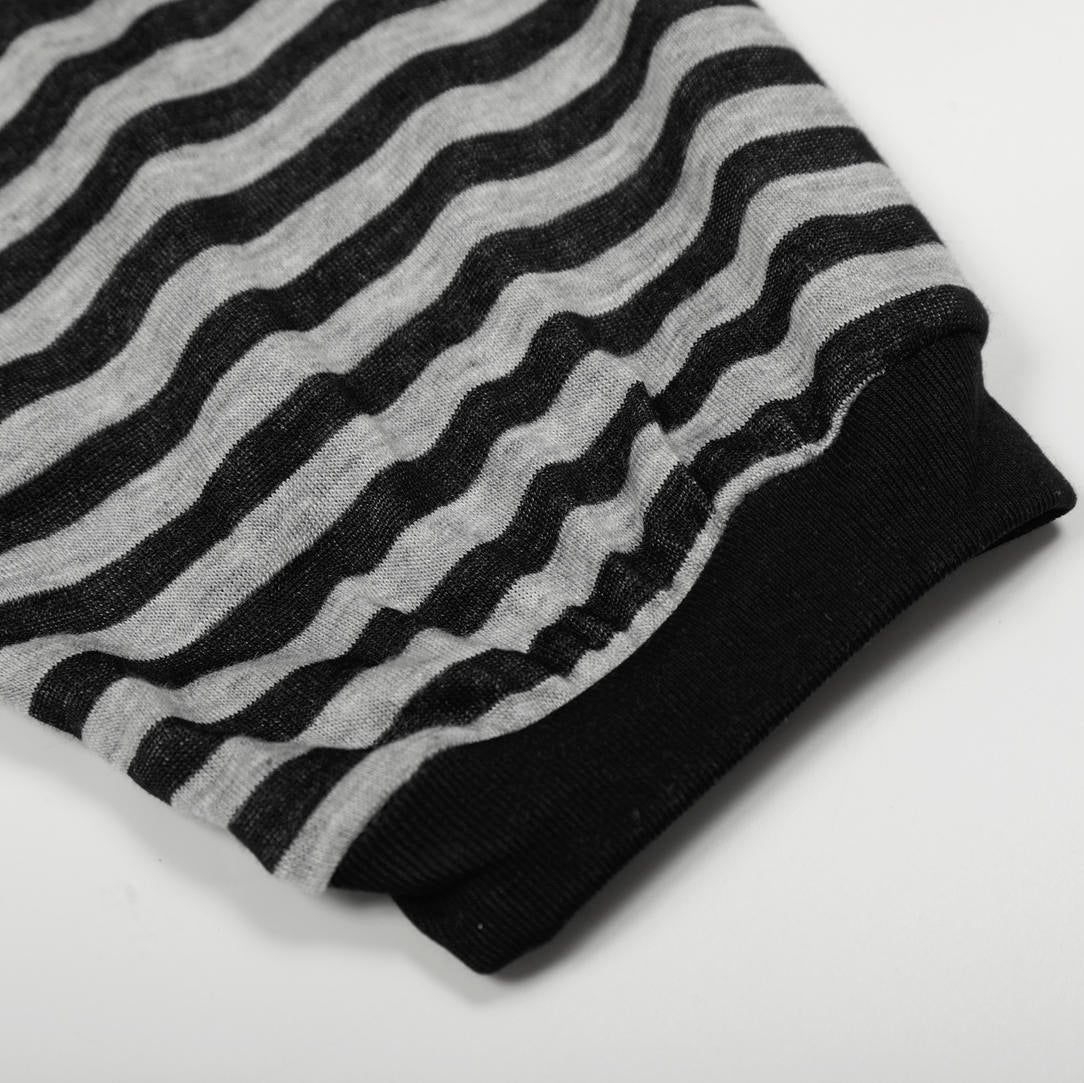 Midnight Striped Layered Tee
