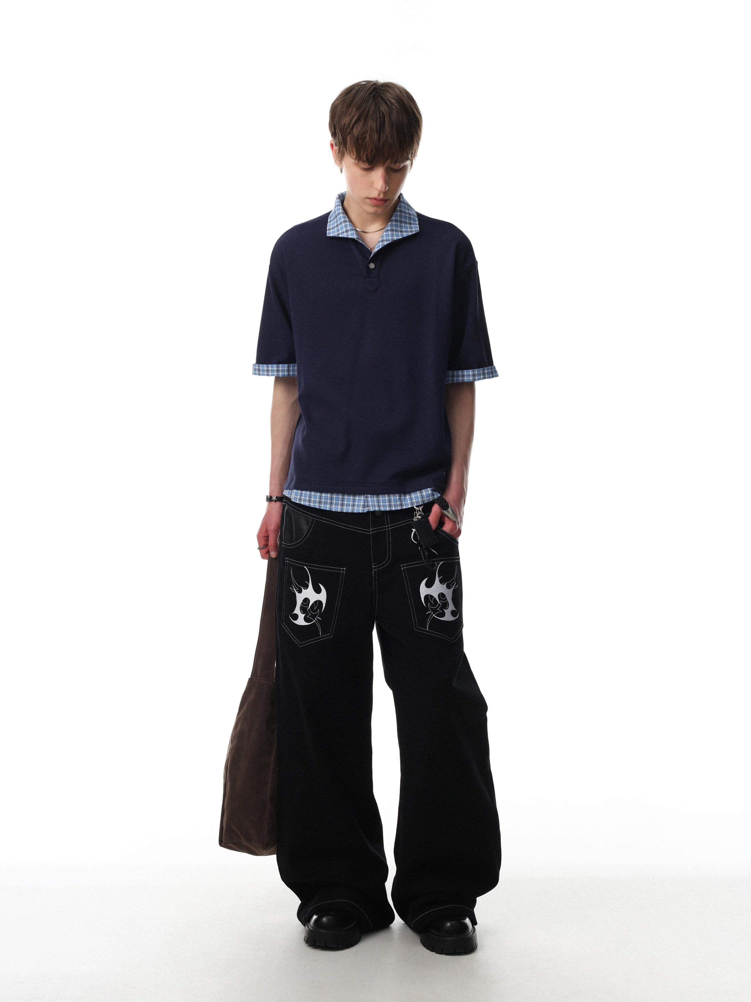 Harbor Plaid Polo T-Shirt