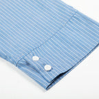 Azure Crest Pinstripe Shirt