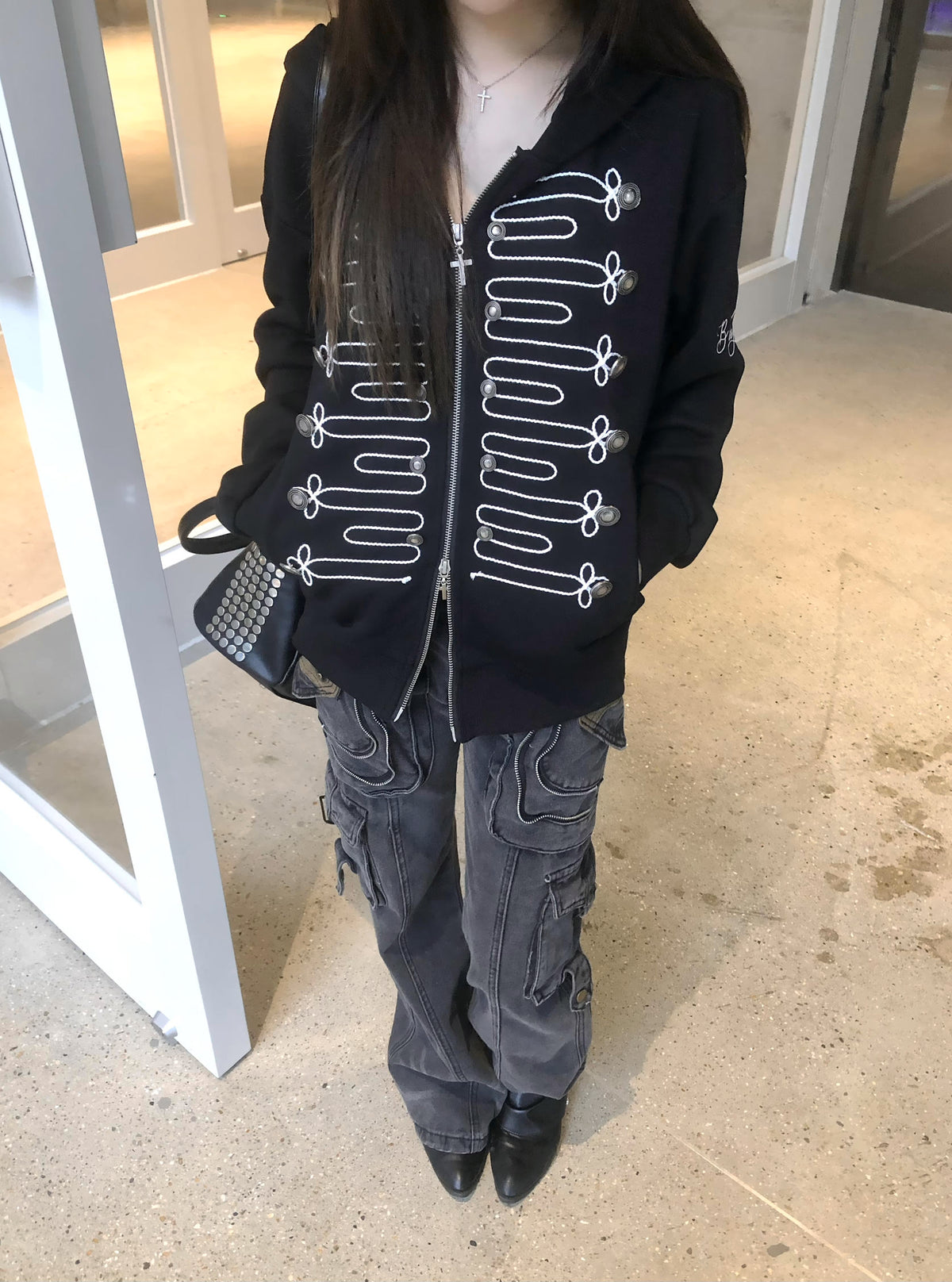 The Parade Frogged Hoodie