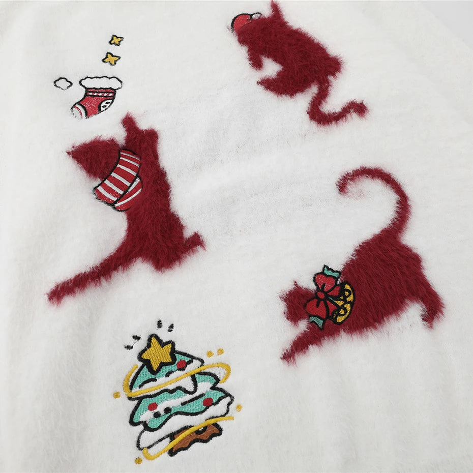 Santa Paws Knit Crew Sweater