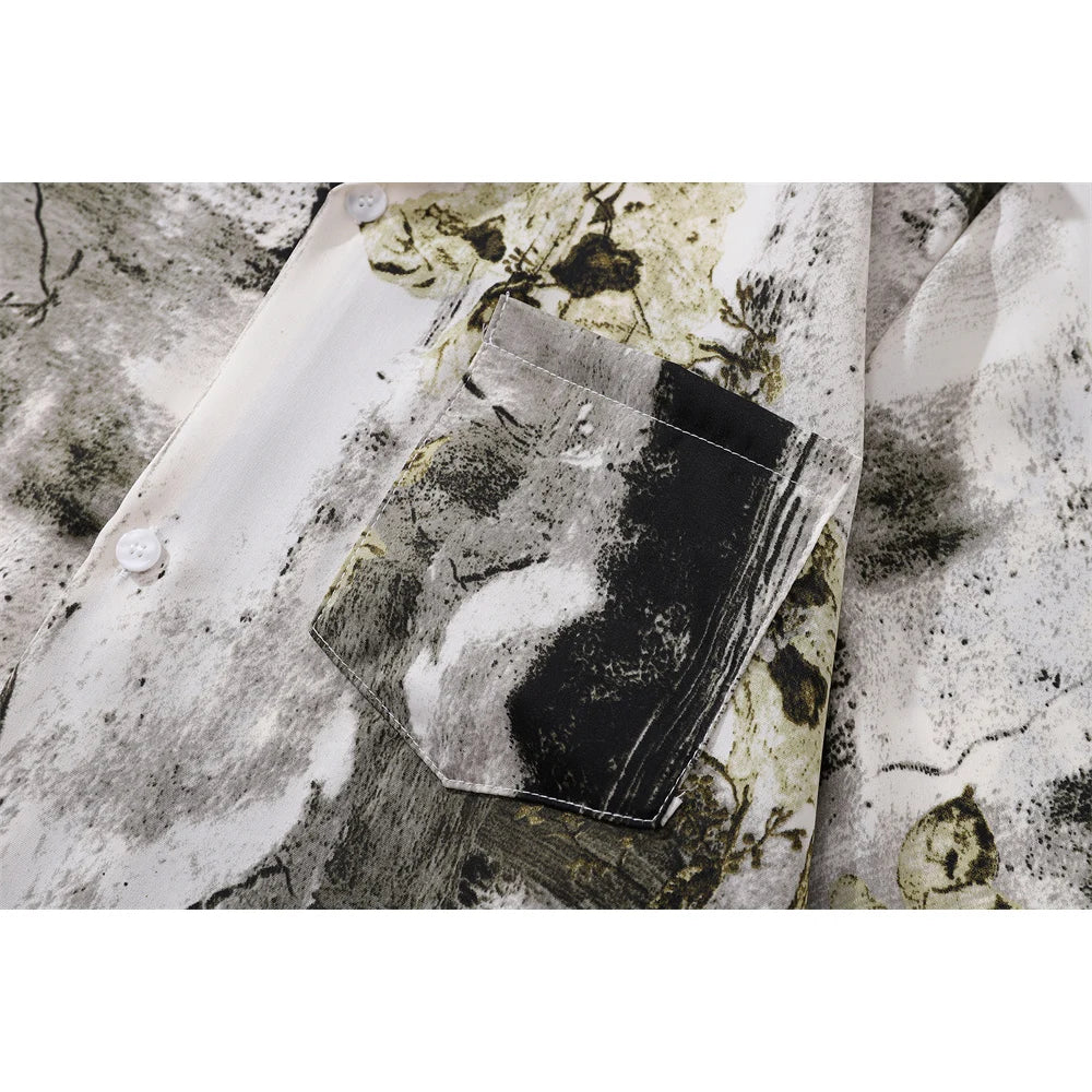 Tie-Dye Floral Shirt - h0neybear