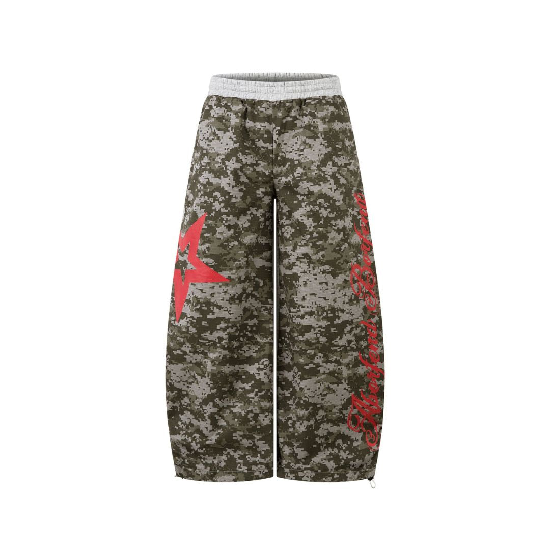Camo Star Barrel Sweatpants