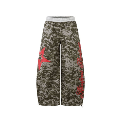 Camo Star Barrel Sweatpants