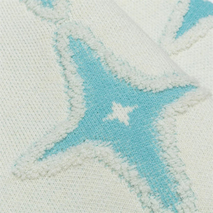 Starburst Knit Crew Sweater