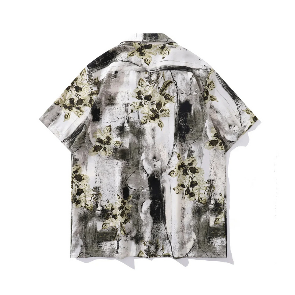 Tie-Dye Floral Shirt - h0neybear